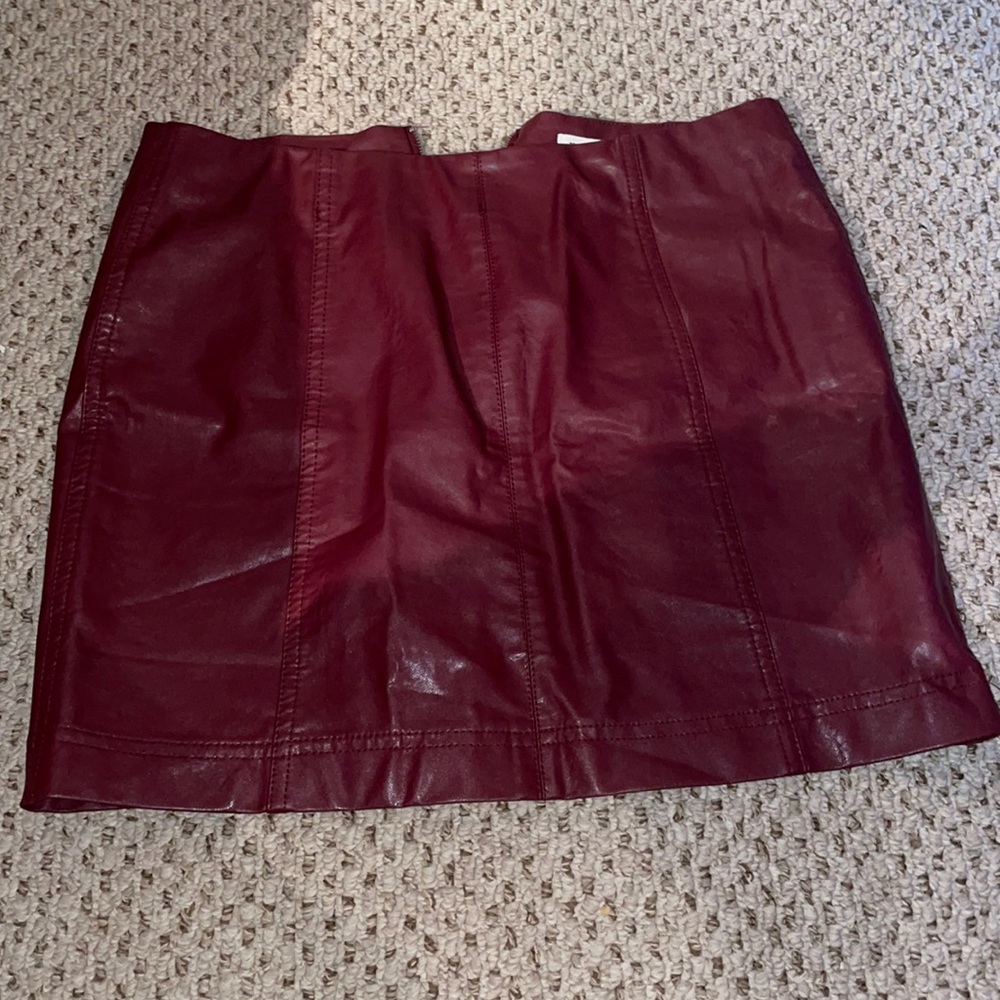 Newburyport Kustom Leather skirt